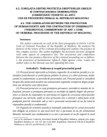 Corelația dintre protecția drepturilor omului și contracararea criminalității (comentariu teoretic al art. 1 Cod de procedură penală al Republicii Moldova)